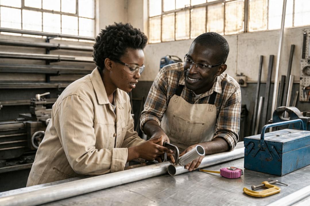 Soudure m&eacute;tallique en atelier
